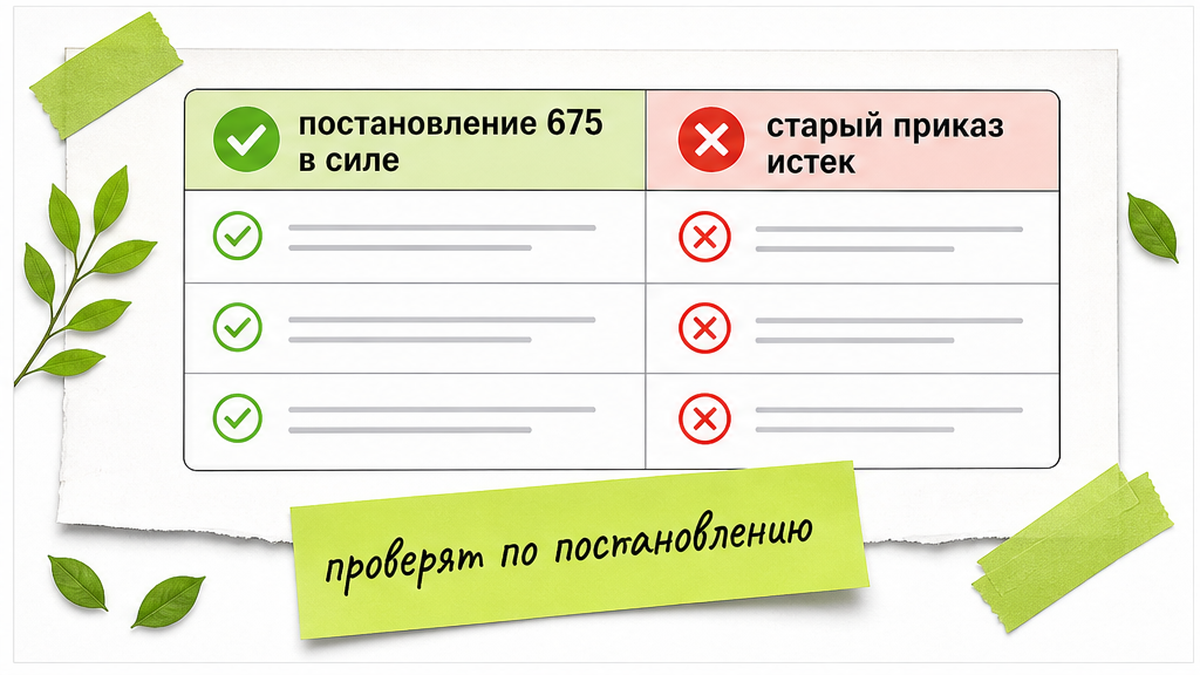 Таблица: почему приказ № 274 больше не защитит на проверке