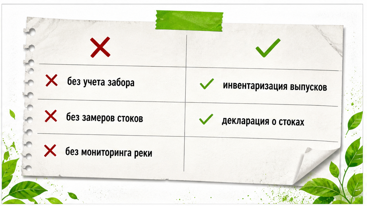Таблица: какие водные требования письма Минприроды снимают, а какие остаются