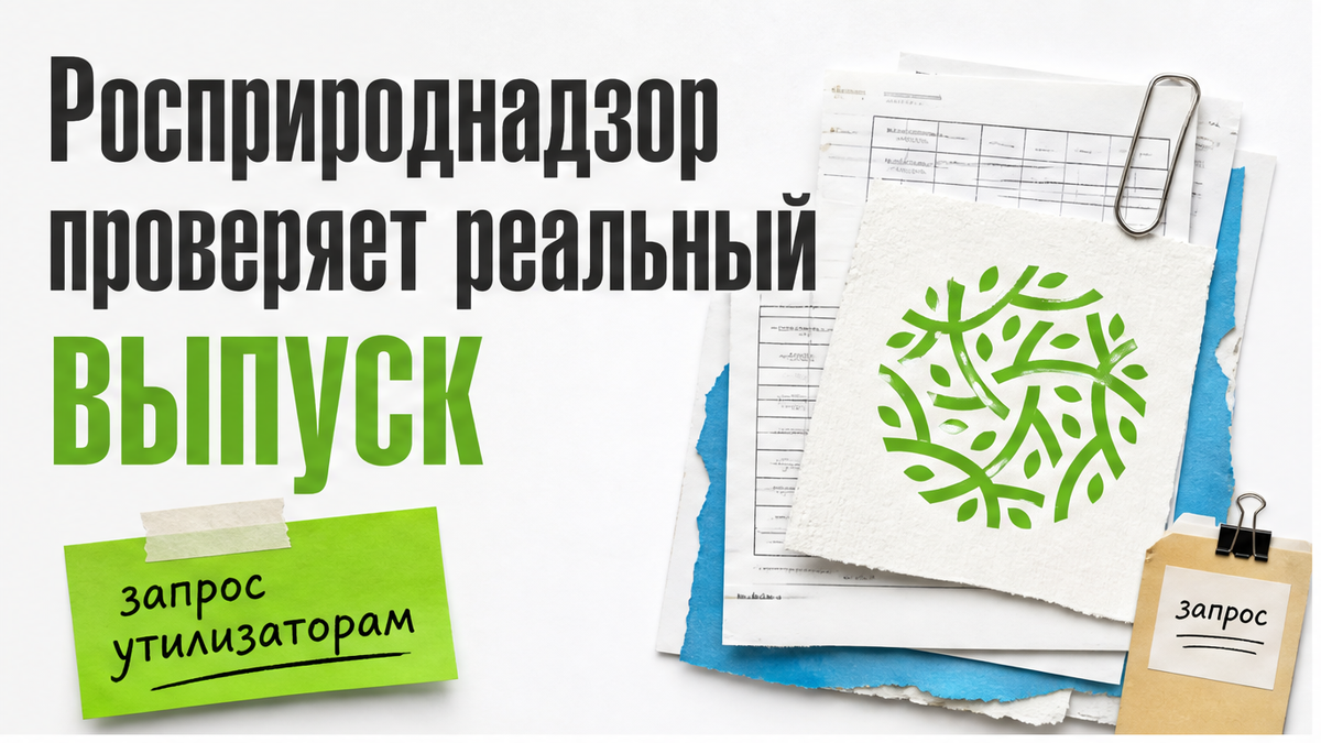 Росприроднадзор запросил у утилизаторов из реестра данные о продукции