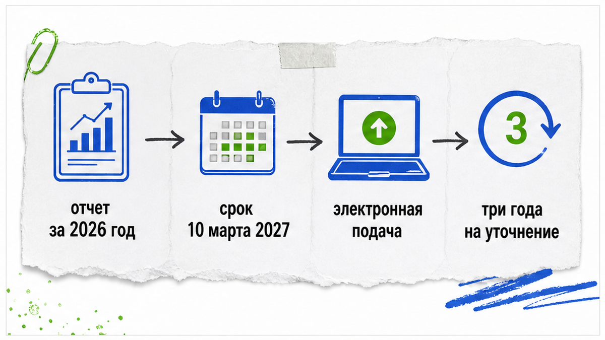 Схема сроков и электронной подачи декларации о плате за НВОС
