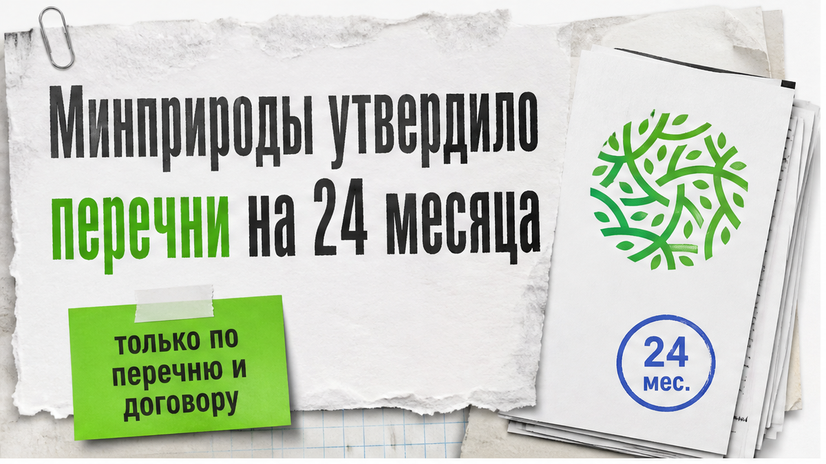 Минприроды утвердило перечни накопления отходов на 24 месяца