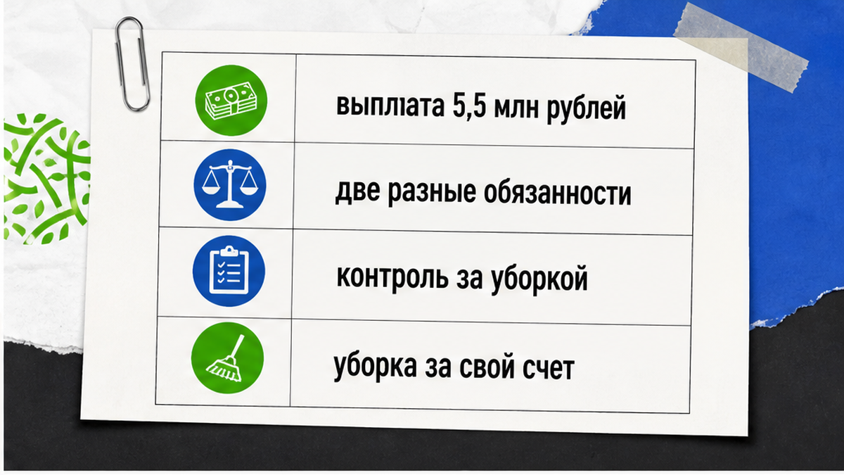 Выплата вреда почвам и уборка отходов — две разные обязанности
