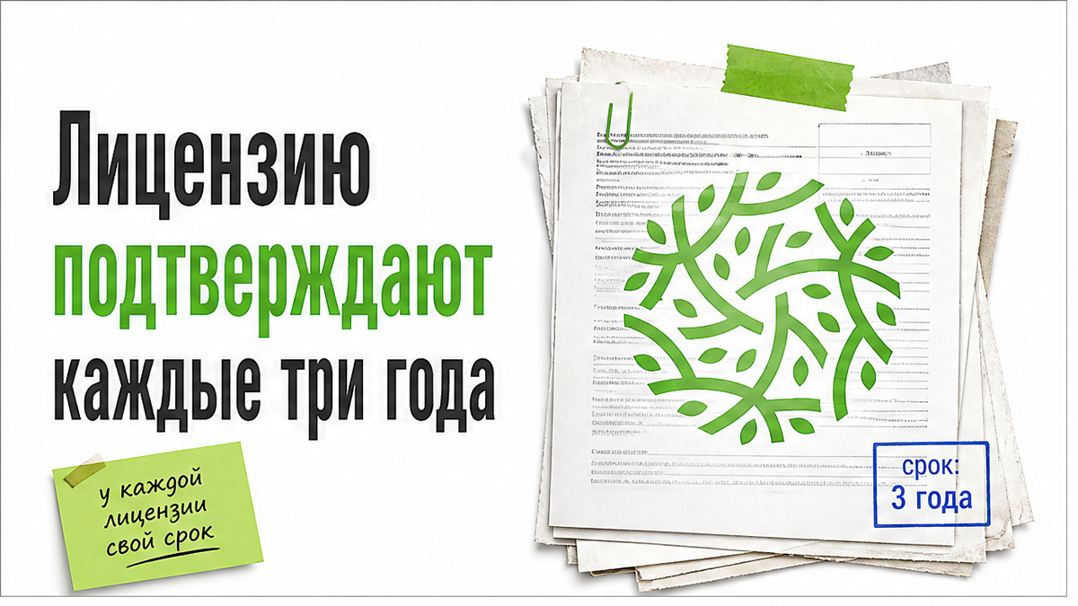 Лицензию на отходы подтверждают каждые три года