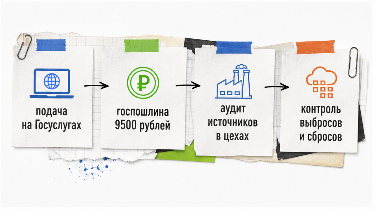 Схема подачи заявки на КЭР через Госуслуги и контроля источников